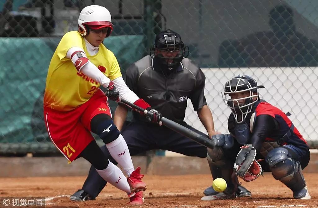 垒球项目比拼激烈，强队实力凸显